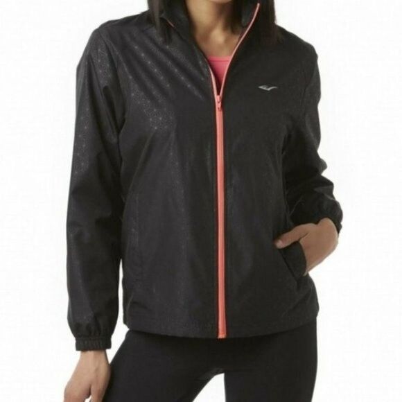 Everlast athletic windbreaker jacket black size medium - Picture 9 of 9